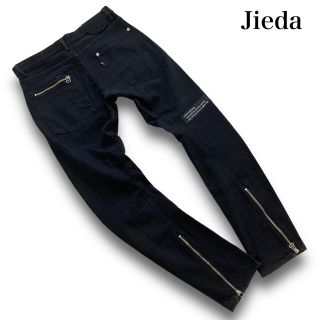 ジエダ(Jieda)の【JieDa】 ジエダ 3D SLIM DENIM ジップバナナパンツ 黒(デニム/ジーンズ)