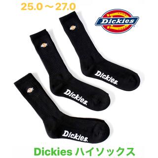 ディッキーズ(Dickies)の【新品・未開封】Dickies ディッキーズ 靴下　ソックス　黒 3足セット(ソックス)