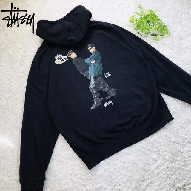 stussy ✖︎ YO!MTV Raps GANG STARR パーカー黒 M winstudio.com.sg