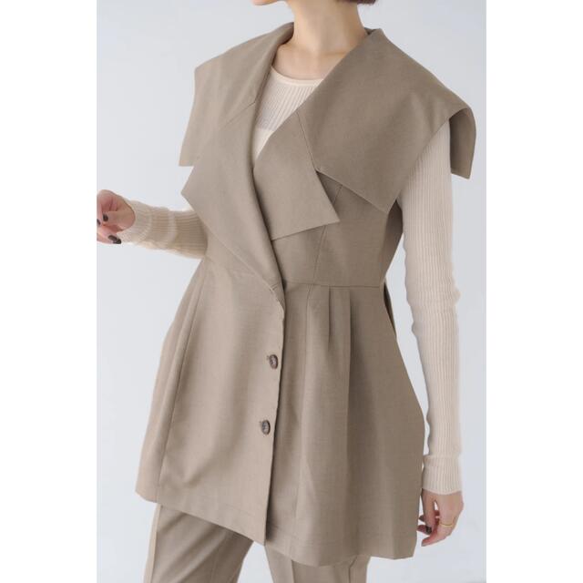 税込新品】完売 regleam BIG COLLAR GILETの通販 by m.room810