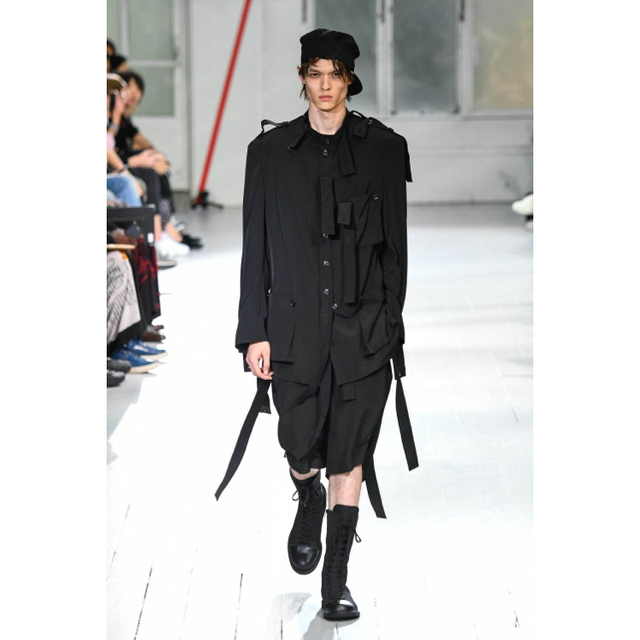 Yohji Yamamoto(ヨウジヤマモト)のyohji  yamamoto pour homme 20ss テープパンツ メンズのパンツ(ショートパンツ)の商品写真