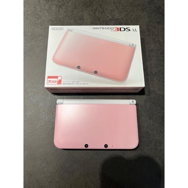 Nintendo 3DS  LL 本体ピンク/ホワイト 1