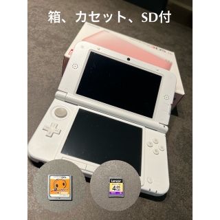 ニンテンドー3DS(ニンテンドー3DS)のNintendo 3DS  LL 本体ピンク/ホワイト(携帯用ゲーム機本体)