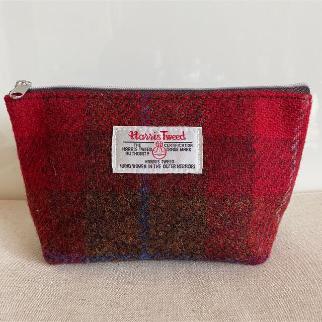 Harris Tweed(ハリスツイード)の【新品】ハリスツイード　ポーチ レディースのファッション小物(ポーチ)の商品写真