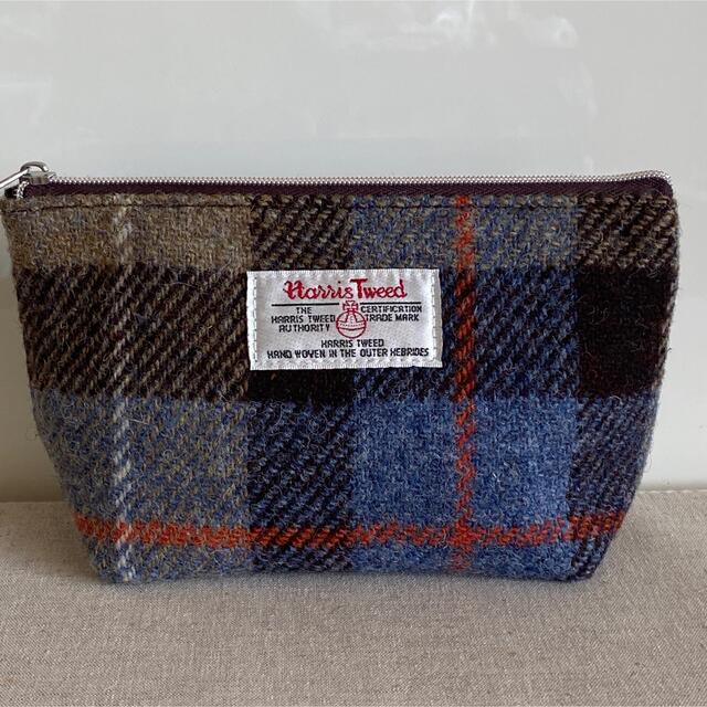 Harris Tweed(ハリスツイード)の【新品】ハリスツイード　ポーチ レディースのファッション小物(ポーチ)の商品写真