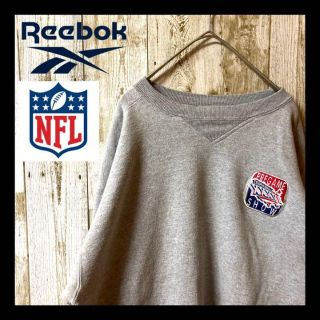 リーボック(Reebok)のカナダ製　リーボック　NFL　ワンポイント刺繍スウェット　グレー(スウェット)