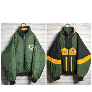 リバーシブル!!】NFL ✈︎刺繍 パッカーズ 中綿ブルゾン ゆるだぼ 肉厚