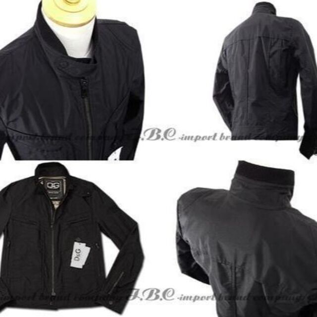 DOLCE&GABBANA★D&Gマットライダースジャケット50マットブラック黒 DOLCE&GABBANA★D&Gマットライダースジャケット50マットブラック黒
