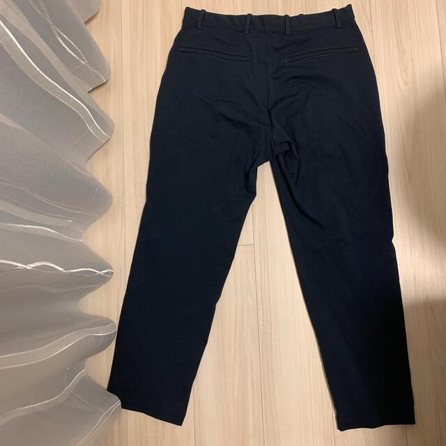 UNIQLO UNIQLOパンツ スラックス ブラック ウエスト 76-84cmの通販 by もなか ユニクロ メンズ パンツ ウエスト76 ブラック