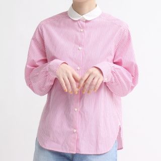 チャイルドウーマン(CHILD WOMAN)の☆新品☆CHILD WOMAN ストライプシャツ(シャツ/ブラウス(長袖/七分))