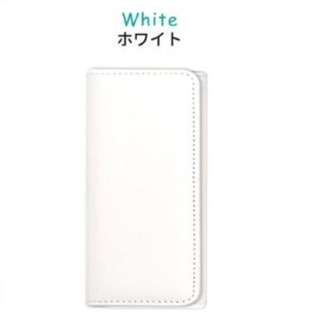 【v52】Galaxy Mobile SCR01ケース (ホワイト) スマホ/家電/カメラのスマホアクセサリー(モバイルケース/カバー)の商品写真