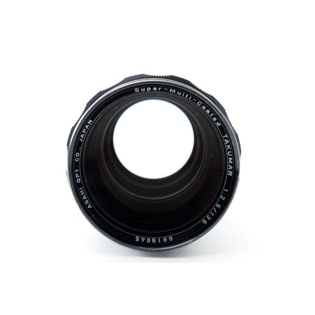 PENTAX(ペンタックス)のSMC Takumar 135mm F2.5 純正メタルフード付 L359 スマホ/家電/カメラのカメラ(レンズ(単焦点))の商品写真