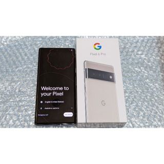 グーグルピクセル(Google Pixel)のGoogle Pixel 6 Pro Cloudy White SIMフリー(スマートフォン本体)