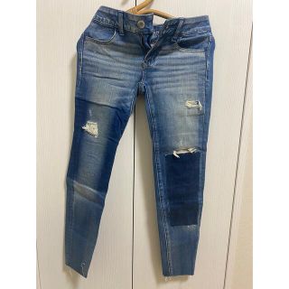 アメリカンイーグル(American Eagle)の❤️美品❤️アメリカンイーグル　デニム　xsサイズ(デニム/ジーンズ)