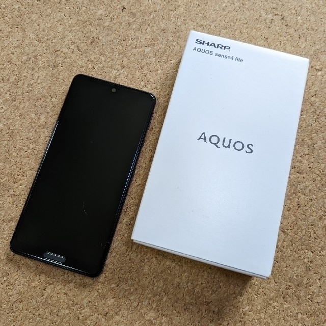 AQUOS機種対応機種【毎日値下】SHARP AQUOS sense4 lite 64GB ブラック