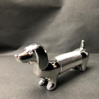 新品★犬型　カードホルダー　メモホルダー　ダックスフント(その他)