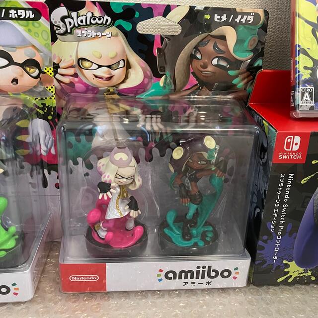 ギフ_包装】 【新品】スプラトゥーン3 プロコン アミーボ7点セット