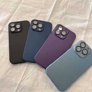 アイフォーン(iPhone)のiPhone14Pro パープルシンプル　大人気(iPhoneケース)