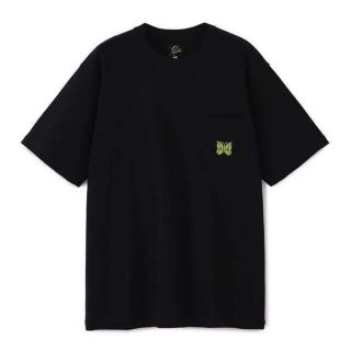 ニードルス(Needles)の【即完売品】Needles tシャツ M ブラック　グリーン(Tシャツ/カットソー(半袖/袖なし))