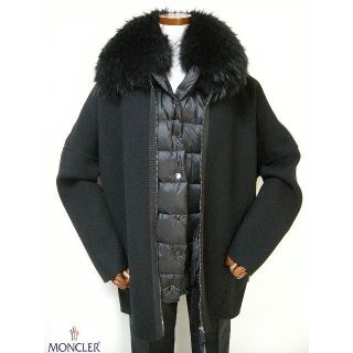 モンクレール(MONCLER)のサイズ2◆新品◆モンクレールBUXUS ラクーンファー付ダウンコート レディース(ダウンコート)