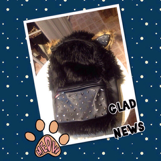 グラッドニュース(GLAD NEWS)のGLAD NEWS☆猫耳リュック(リュック/バックパック)