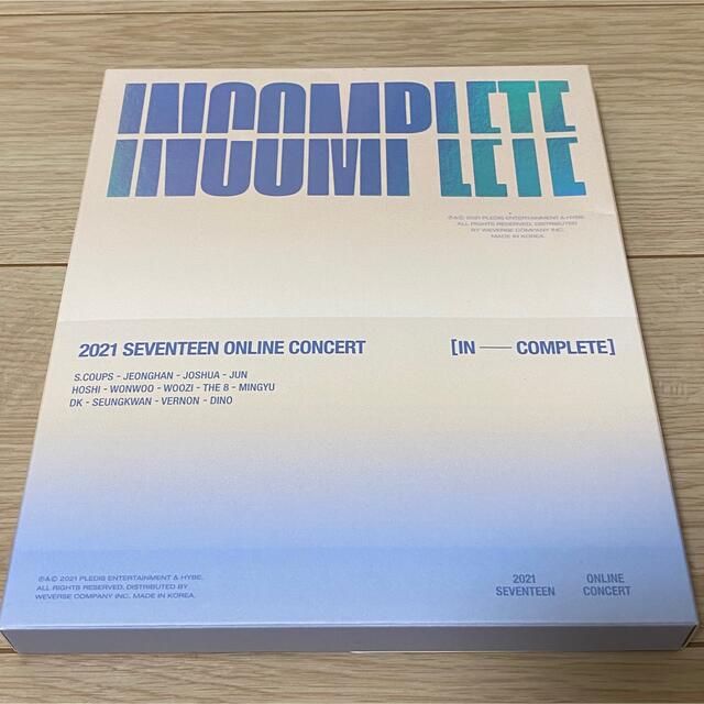 現品販売 SEVENTEEN Blu-ray INCOMPLETE - CD