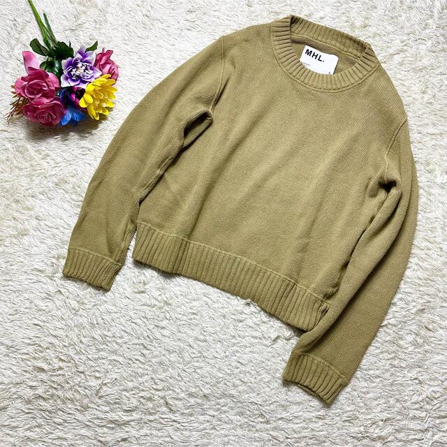 MHL.✨マーガレットハウエル Lサイズ ウール100 ハイネックセーター