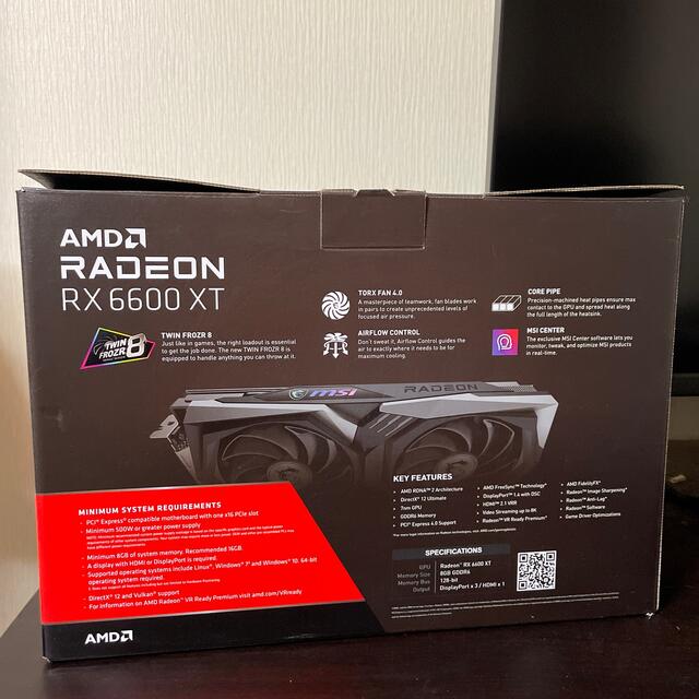 AMD RADEON RX6600XT スマホ/家電/カメラのPC/タブレット(PCパーツ)の商品写真