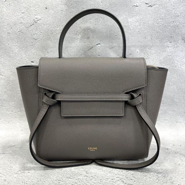 値引きする celine - CELINEベルトバッグナノグレインドカーフスキン ショルダーバッグ 値引きする celine - CELINEベルトバッグナノグレインドカーフスキン ショルダーバッグ