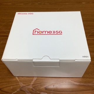 エヌティティドコモ(NTTdocomo)のSIMフリー　ホームルーター　SHARP home 5G HR01 ダークグレー(その他)
