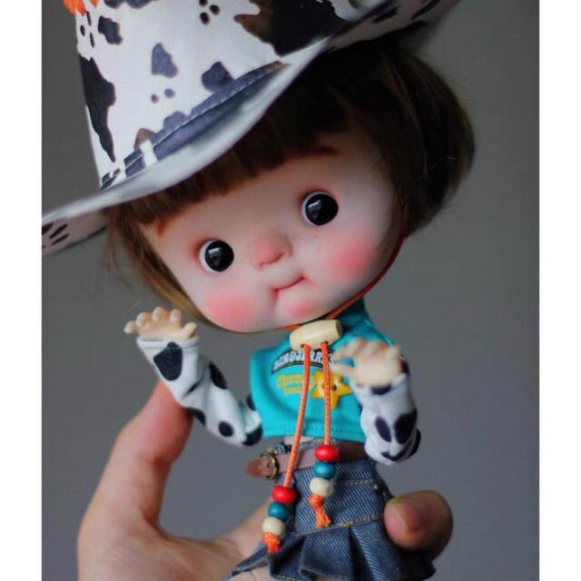 ハンドメイドブライス Qbaby 人形 洋服 アウトフィット 海外作家 CowGirl