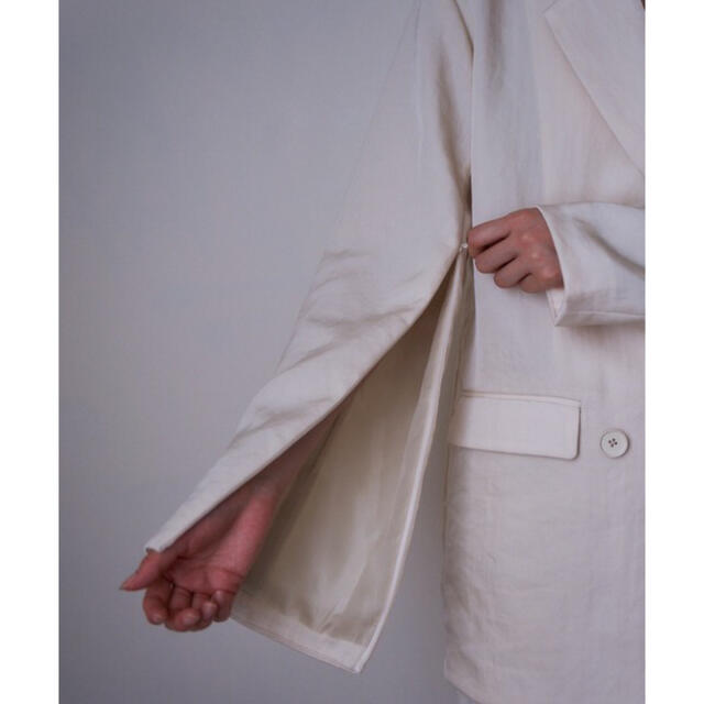 ENOF テーラードジャケット twill slit jacket レディースのジャケット/アウター(テーラードジャケット)の商品写真