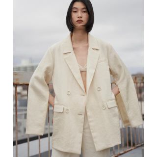 ENOF テーラードジャケット twill slit jacket(テーラードジャケット)