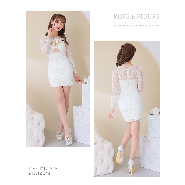 ROBE(ローブ)のROBE de FLEURS/ローブドフルールドレス レディースのフォーマル/ドレス(ミニドレス)の商品写真