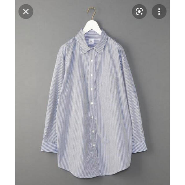 6 (ROKU)(ロク)の＜6(ROKU)＞STRIPE BIG SHIRT/シャツ レディースのトップス(シャツ/ブラウス(長袖/七分))の商品写真