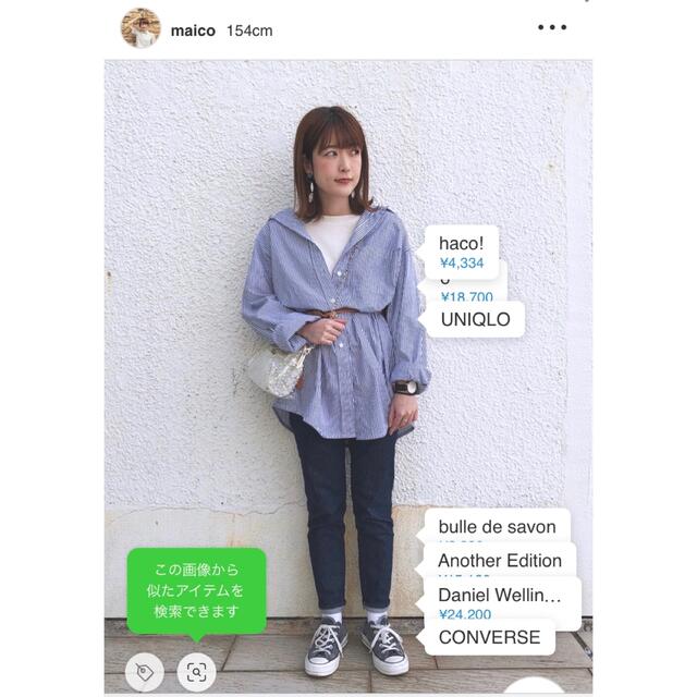 6 (ROKU)(ロク)の＜6(ROKU)＞STRIPE BIG SHIRT/シャツ レディースのトップス(シャツ/ブラウス(長袖/七分))の商品写真