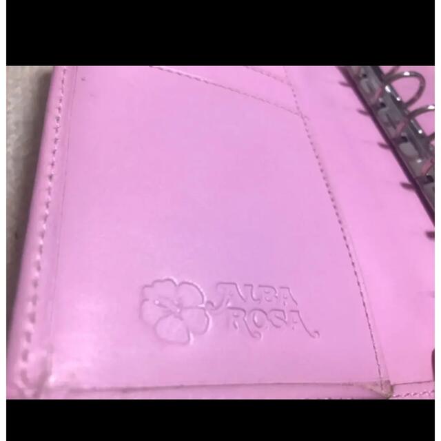 ALBA ROSA   ALBA ROSA アルバローザ 手帳カバー 革 ピンクの通販 by