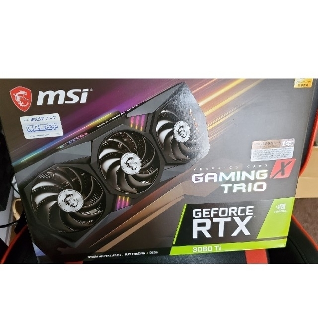 PCパーツ[MSI] GeForce RTX3060Ti