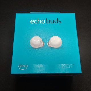 アマゾン(Amazon)のEcho Buds (エコーバッズ) 第2世代 グレーシャーホワイト(ヘッドフォン/イヤフォン)