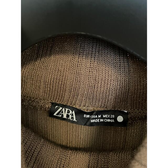 ZARA(ザラ)の最終価格 ZARA ザラ ノースリーブロングニットワンピース M レディースのワンピース(ロングワンピース/マキシワンピース)の商品写真