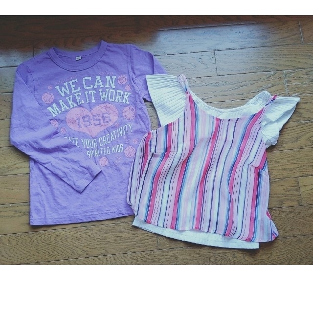 女の子　130サイズ　6点まとめ売り キッズ/ベビー/マタニティのキッズ服女の子用(90cm~)(Tシャツ/カットソー)の商品写真