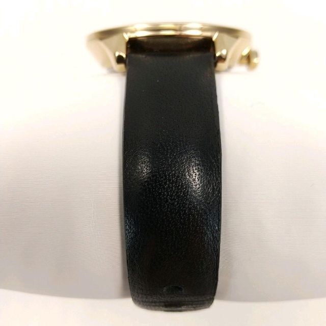 【美品】 FURLA フルラ 腕時計 メトロポリス イエローゴールド レザー