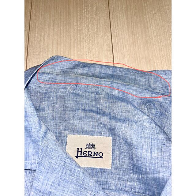 HERNO(ヘルノ)のJONSON様専用★HERNO★難ありメンズジャケット★52XL-XXLブルー メンズのジャケット/アウター(テーラードジャケット)の商品写真