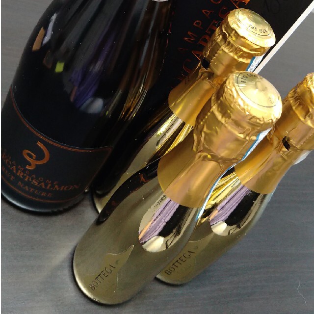 ※今だけ限定価格!!!CHAMPAGNE【ビルカール・サルモン】✖ワイン3本付! 食品/飲料/酒の酒(シャンパン/スパークリングワイン)の商品写真