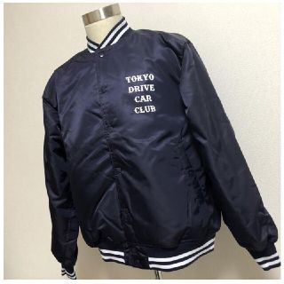 tokyo drive car club Stadium Jacket ネイビー(スタジャン)