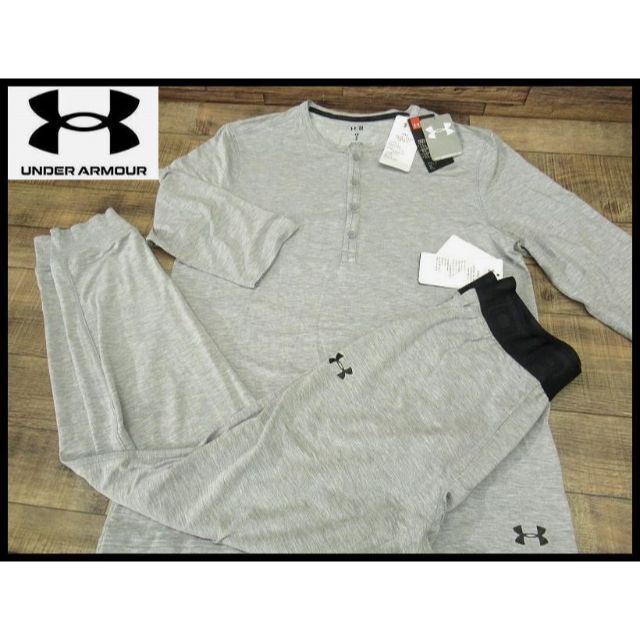 UNDER ARMOUR(アンダーアーマー)のL 新品 定2.9万 アンダーアーマー アスリートリカバリー 上下セット ② メンズのトップス(Tシャツ/カットソー(七分/長袖))の商品写真