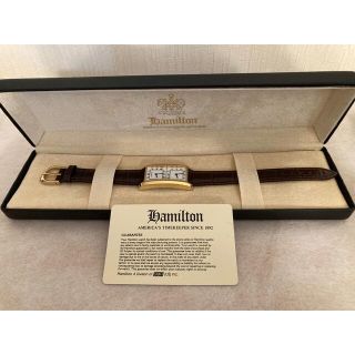 ハミルトン(Hamilton)の値下げ 稼働★ハミルトン DUALTIME 腕時計電池新品、革ベルト新品(腕時計(アナログ))