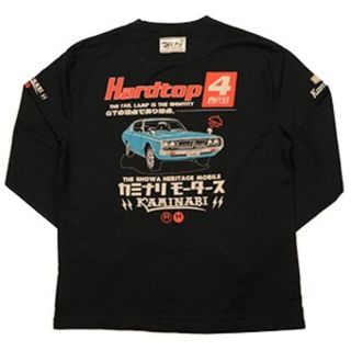 テッドマン(TEDMAN)のカミナリモータース/ケンメリ/ロンT/ブラック/KMLT-223/エフ商会(Tシャツ/カットソー(七分/長袖))