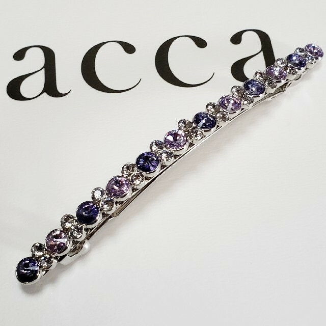 acca(アッカ)のご専用　acca　限定　ベリー　ロングバレッタ　パープル レディースのヘアアクセサリー(バレッタ/ヘアクリップ)の商品写真