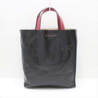 マルニ(Marni)のマルニ トートバッグ MUSEO 黒×レッド(トートバッグ)